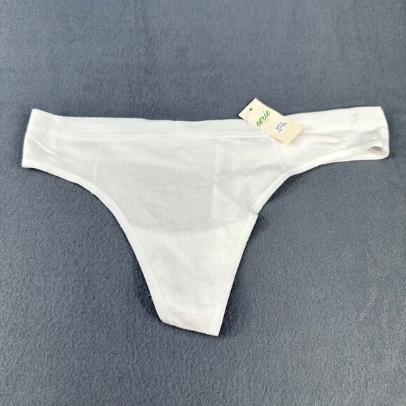 Aerie Women's Size Medium  Panty Thong Tanga White New With Tags - Picture 1 of 10